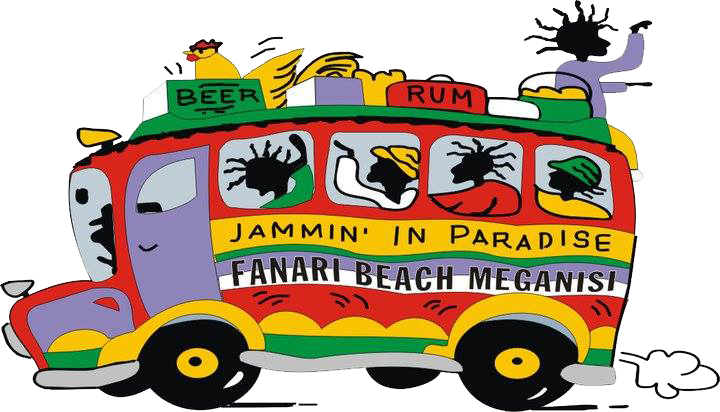 BEACH BAR JAMMIN IN PARADISE ΠΑΡΑΛΙΑ ΦΑΝΑΡΙ ΜΕΓΑΝΗΣΙ ΛΕΥΚΑΔΑ