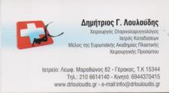 ΩΤΟΡΙΝΟΛΑΡΥΓΓΟΛΟΓΟΣ ΧΕΙΡΟΥΡΓΟΣ ΩΤΟΡΙΝΟΛΑΡΥΓΓΟΛΟΓΟΙ ΧΕΙΡΟΥΡΓΟΙ ΩΡΛ ΓΕΡΑΚΑΣ ΛΟΥΛΟΥΔΗΣ ΔΗΜΗΤΡΙΟΣ